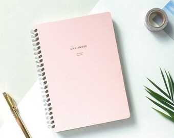 Weekly Planner [Pink] / Monthly Planner / Yearly Planner / Undated Weekly Planner / Daily Planner / Agenda / Study Journal dubudumo