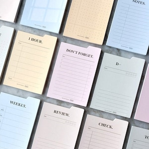 INDEX STICKY NOTES [25types] / Bookmark Sticky Note / Notepads, Notepad, Memo Pad / Korean Stationery / Scrapbooking / School Supplies