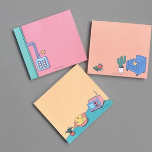 Colorful Notepad / Room Notepads / Memo Pad / Stationery / Scrapbooking / School Supplies / Christmas Gift / Cute Notepad / Kawaii Notepad