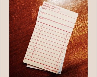 Checklist Notepad [Blue,Red] / Things To Do List / Shopping List / Notepads /  Notepad / Memo pad / Stationery / Scrapbooking