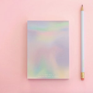 Pink Holic Notepad Ver.3 / Aurora Pink Notepads / Writing Paper Memo Pad / Korean Stationery / Scrapbooking / Christmas Gift / Cute Notepad