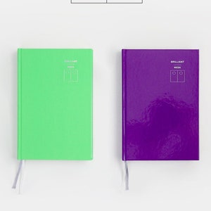 Weekly Planner Hardcover[2colors] / Undated Planner / Monthly Planner / Daily Diary / Agenda / Daily Agenda / Grid Journal / dubudumo