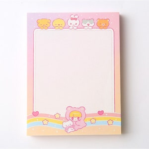 Memo Pad [Aurora] / Colorful Notepad / Notepads / Scrapbooking / Christmas Gift / Kawaii Notepad / Planner Supplies / Korean Stationery