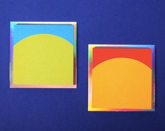 Custom Notepad With Custom Text and Colorful Design // 50 - Etsy