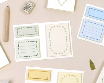 Sticky Notes [4color] / Adhesive Notepad / Memo Book / Memo pad / Stationery / Scrapbooking / Journal / School Supplies/ Office