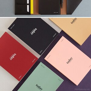 TODAY Weekly Planner [5colors] / Undated Planner / Monthly Planner / Journal / Agenda / Academic Planner / Study Planner / DubuDumo