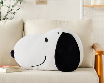 PEANUTS Face Cushion / Snoopy Pillows / Bed Pillows / Home Decor / Cushion / Home Interior