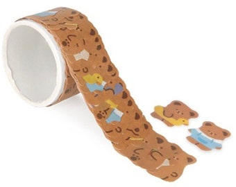 Bear Outing Washi Tape / Bear Sticker / Masking Tape / Scrapbooking / Decoration / Planner Stickers / Planner Tape / Journal Craft Supplies