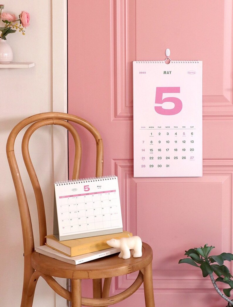 2023 Palette Wall Calendar / Wall Hanging Calendar / 2023 Etsy