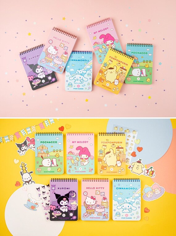 SANRIO Study Planner Sticker Set / Undated Daily Planner / - Etsy