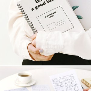 A5 Storyboard Notizbuch Plot, Idee / Agenda / Planer / Scrapbook / Linierte Agenda / Tagebuch / Journal Weihnachtsgeschenk dubudumo Bild 2