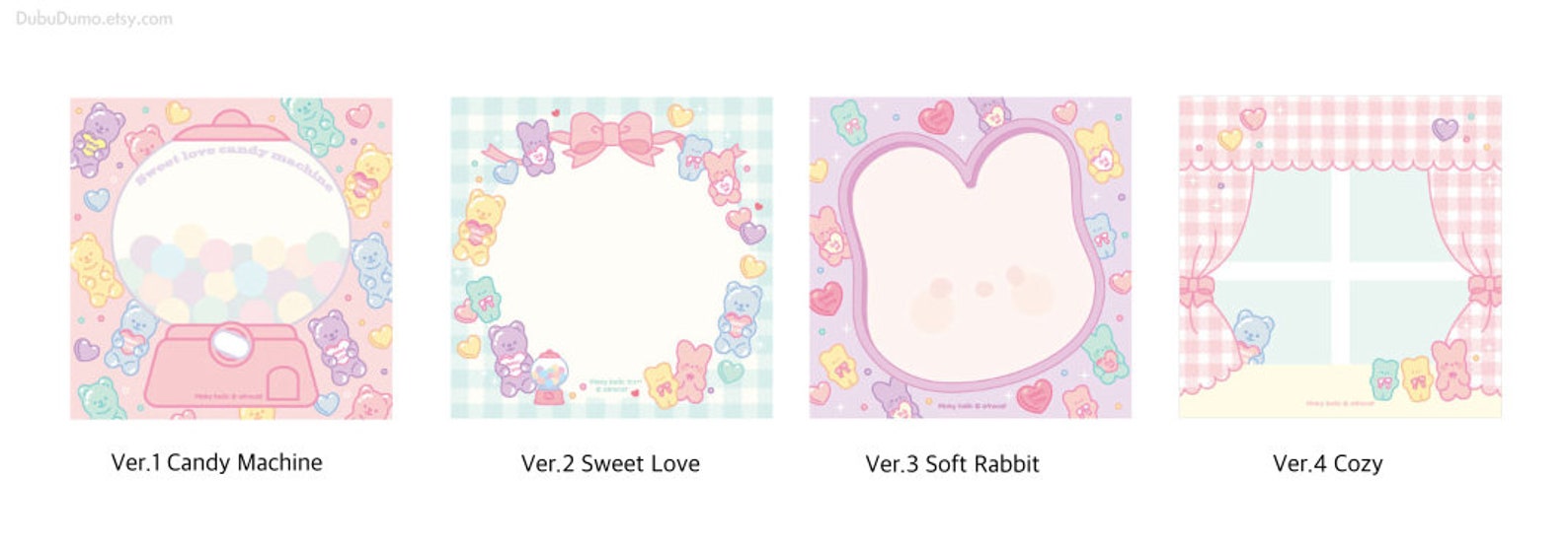 Pink Memo Pad / Colorful Notepad / Notepads / Scrapbooking / Etsy