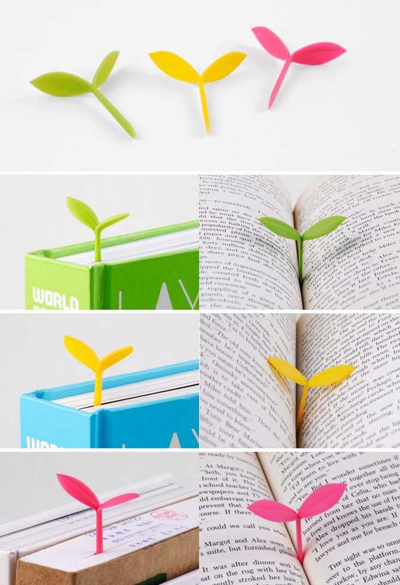 2 Sprout Bookmark / Planner Bookmark / Journal Bookmark / Bookish / Book Lover Gifts / Scrapbooking / Journalling 画像 5