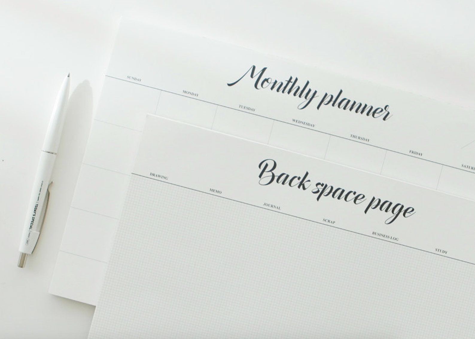 Monthly Planner Memo Pad / Notepad / Planner / Diary / Agenda Etsy