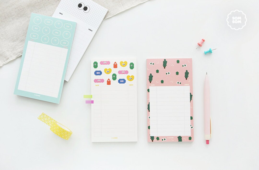 To Do List Notepad / Checklist Notepads / Memo Pad / Sticky - Etsy