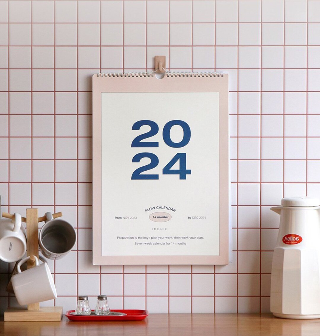 2024 Wall Calendar / 2024 Wall Planner / Wall Poster Calendar ...