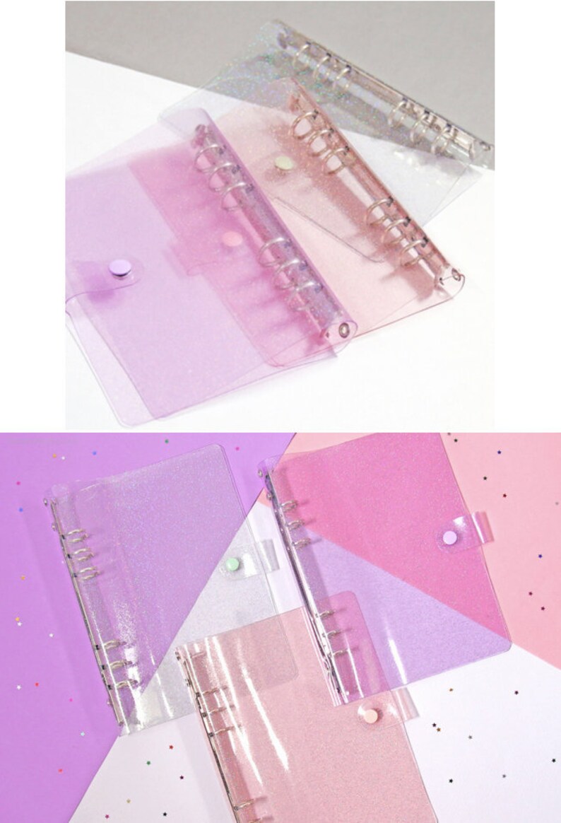A6 Twinkle Binder 3colors / 6 Ring Binder / A6 Planner Etsy