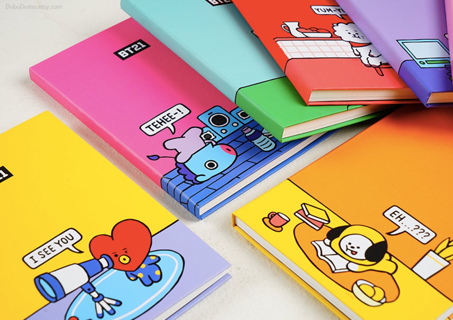 BT21 Weekly Planner Hardcover / BTS Monthly Planner / Undated Etsy