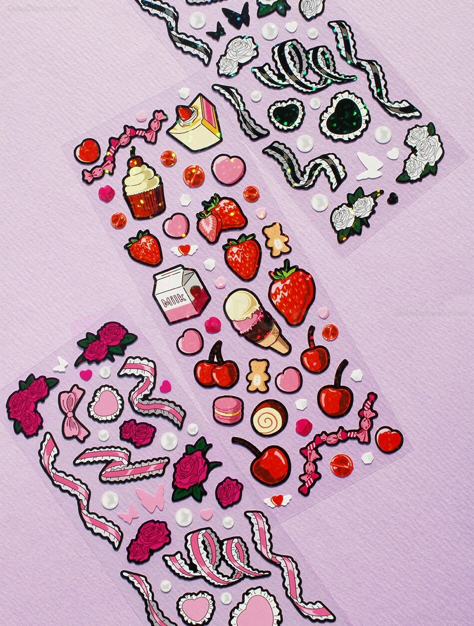 Deco sticker, Stickers, Photo cards