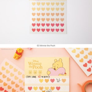 DISNEY Transparent Deco Sticker / Korean Stationery / Diary Deco ...