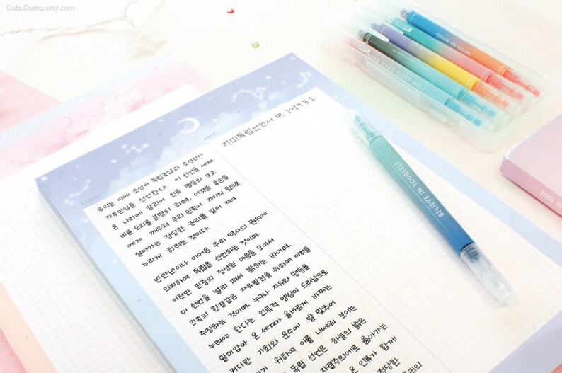 B5 Grid Notepads 8types / Simple Notepad / Big Memo Pad / Etsy