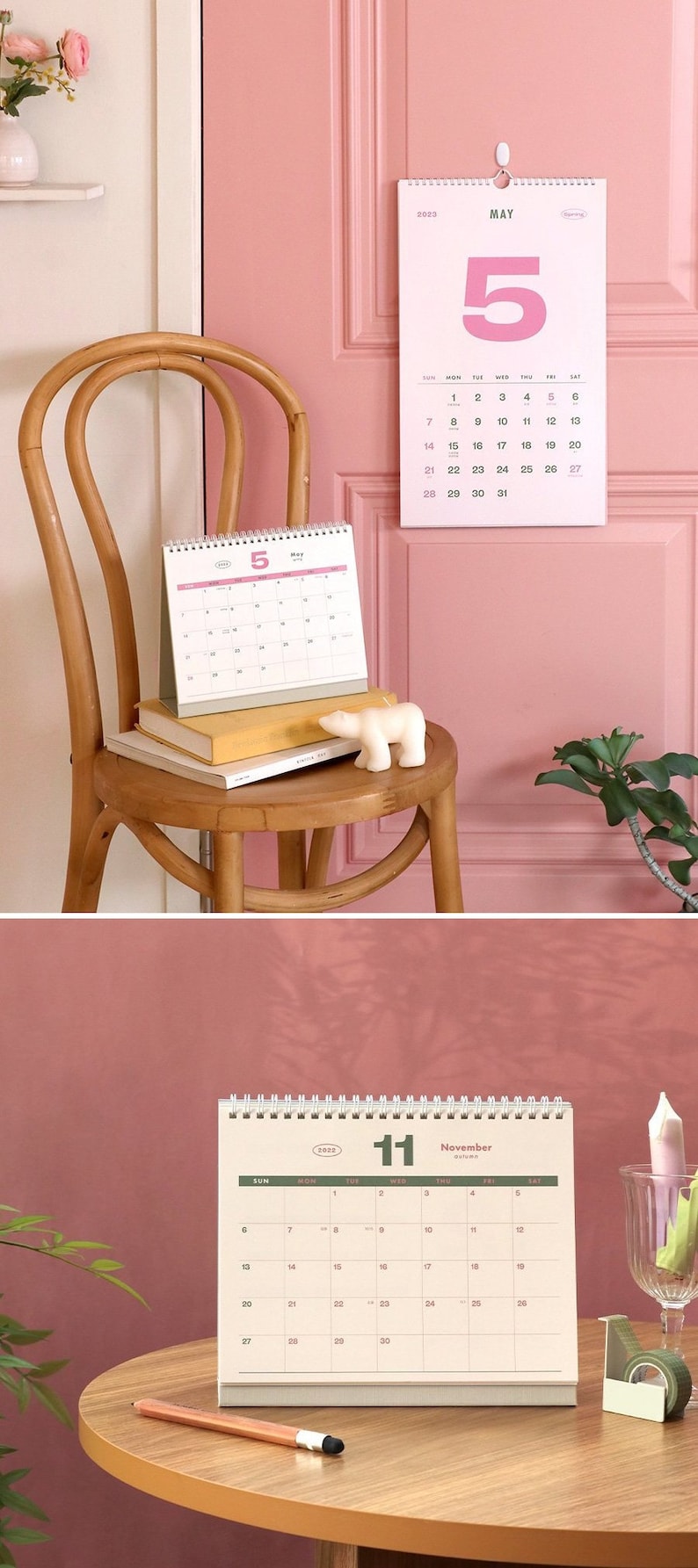 2023 Palette Desk Calendar / 2023 Calendar / Calendar 2023 / Etsy