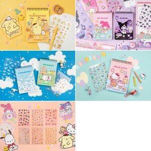 SANRIO Study Planner Sticker Set / Undated Daily Planner / - Etsy