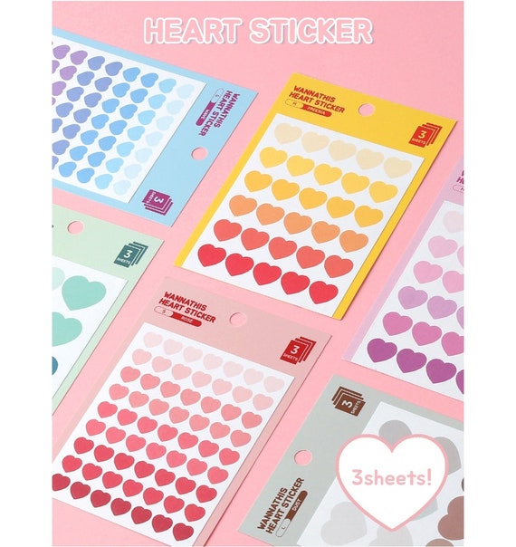 Hearts Stickers Scrapbooking, Scrapbooking Supplies Hearts