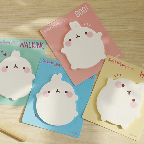 Rabbit Sticky Notes / Notepad / Notepads / Memo Pad / Bookmark Etsy