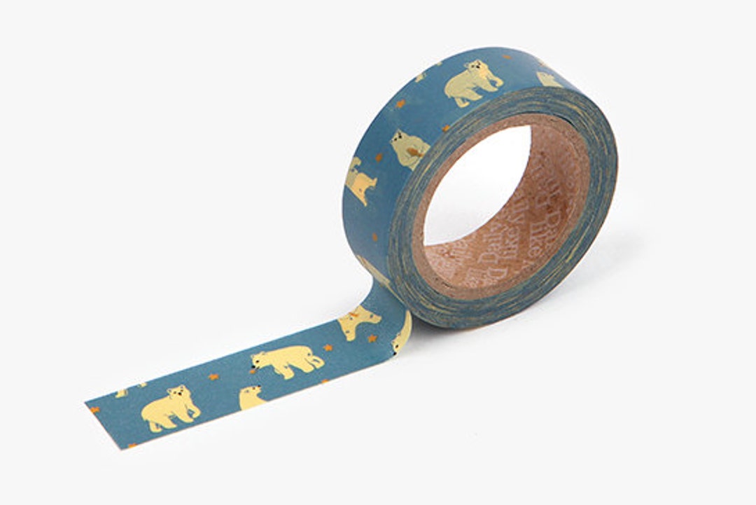 Friendly Bear Washi Tape / Masking Tape / Scrapbooking / Decoration / Planner Stickers / Planner