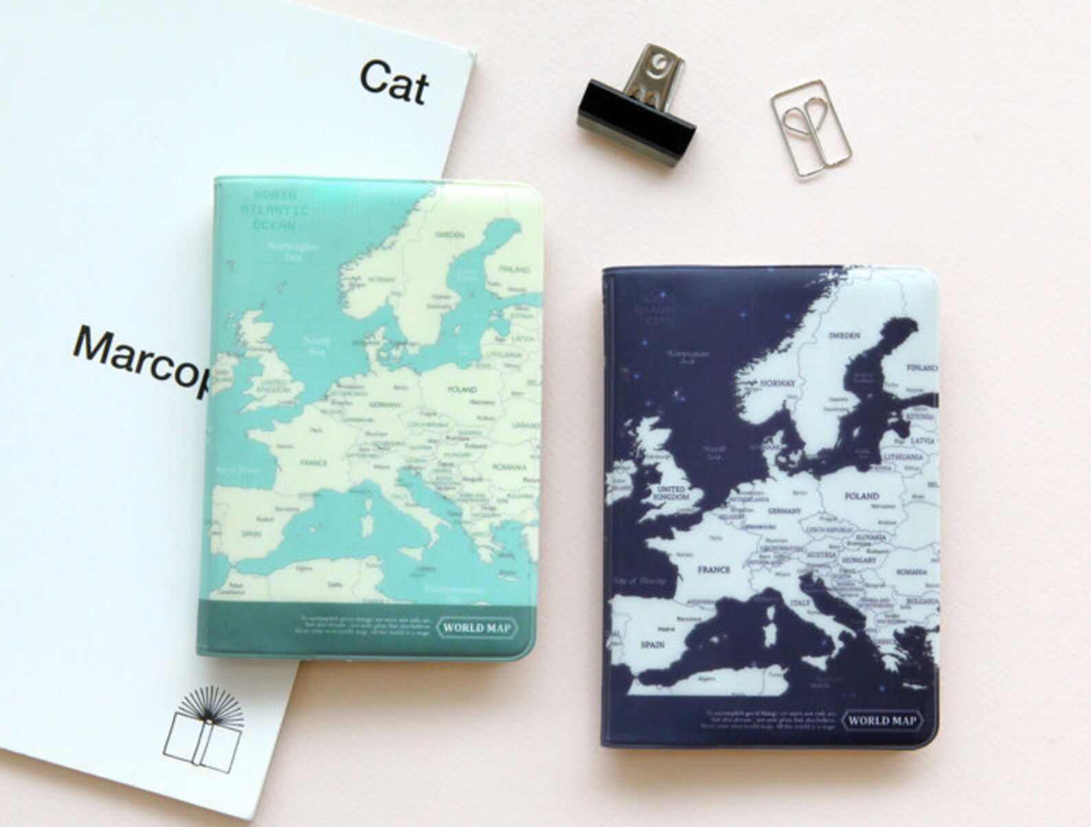 Passport Covers world Map / Personalized Passport Case / - Etsy