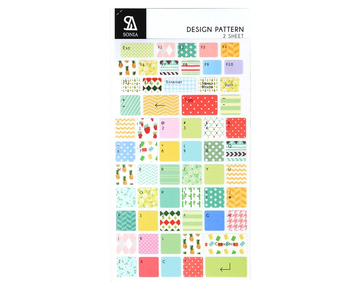Keyboard Stickers / Keyboard Decal Stickers / Keyboard Vinyl Etsy