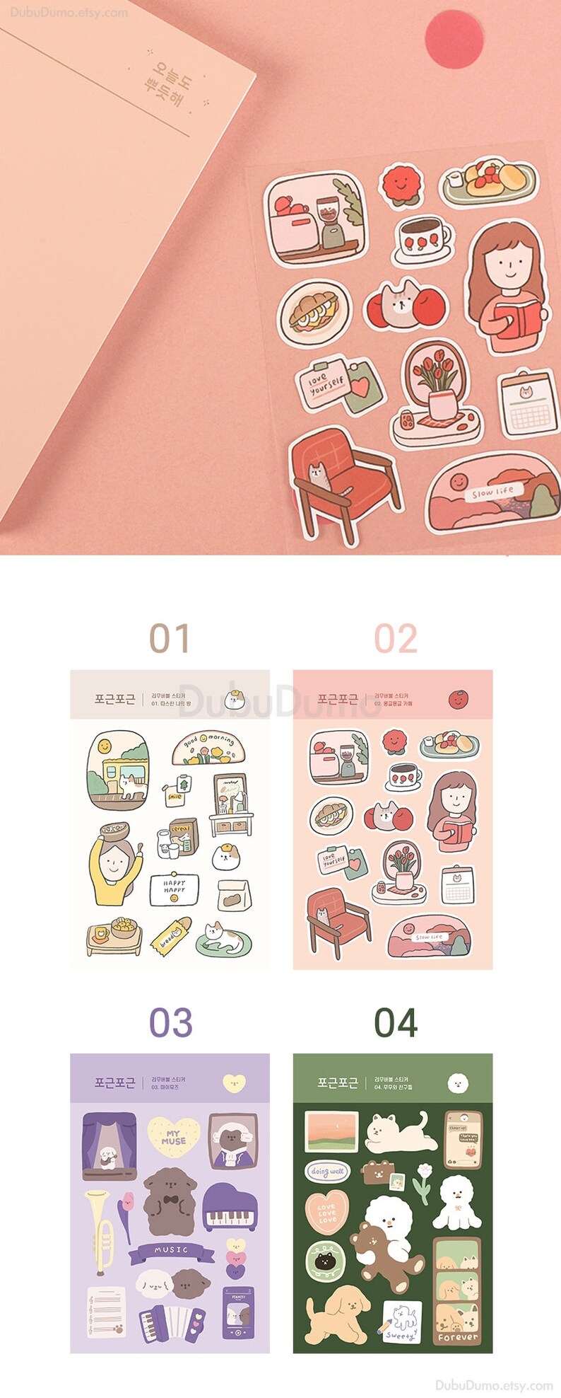 Deco Removable Stickers / Planner Diary Stickers / Journal Etsy