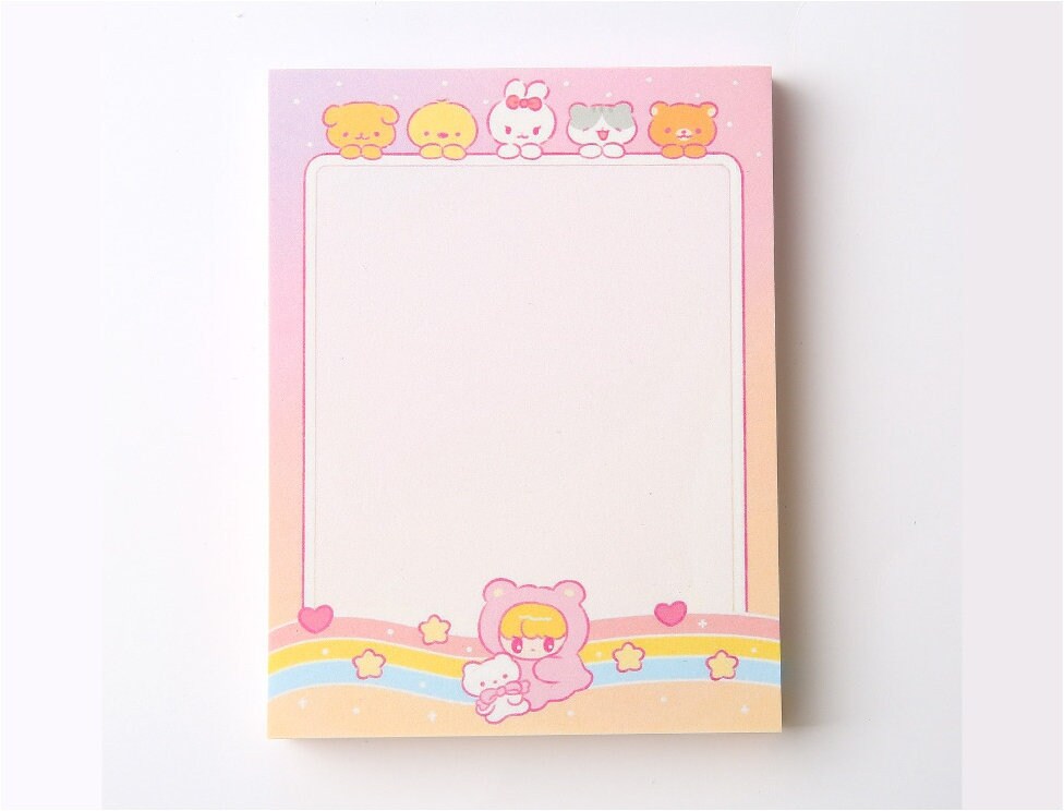 Kawaii Korean Memo Pads Note Pads Stationery Paper & Party Supplies