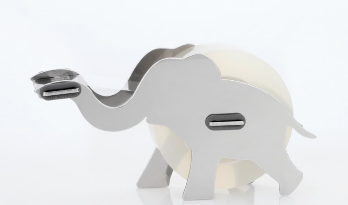 Stainless Steel Tape Dispenser elephant / Washi Tape Etsy