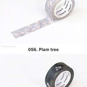 Blumen Washi Tape 6Typen / Masking Tape / Scrapbooking / Dekoration / Planer Aufkleber / Planer Tape / Journal Bastelbedarf DIY Bild 7