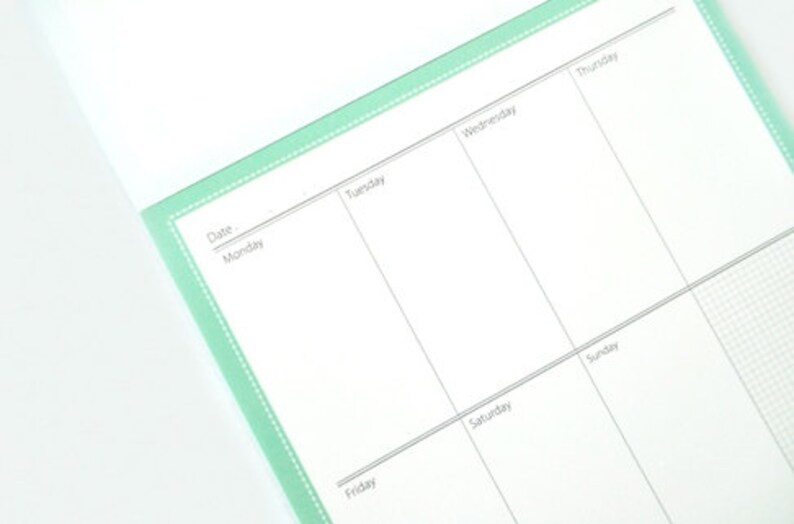 Weekly Plan Notepad S / Checklist Notepad / Weekly Planner Etsy