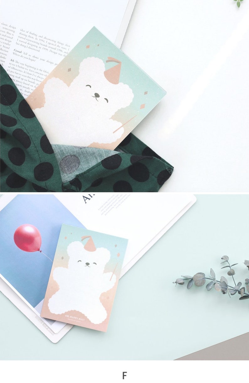 A6 Pastel Notepads / Colorful Notepad / Memo pad / Sticky Etsy