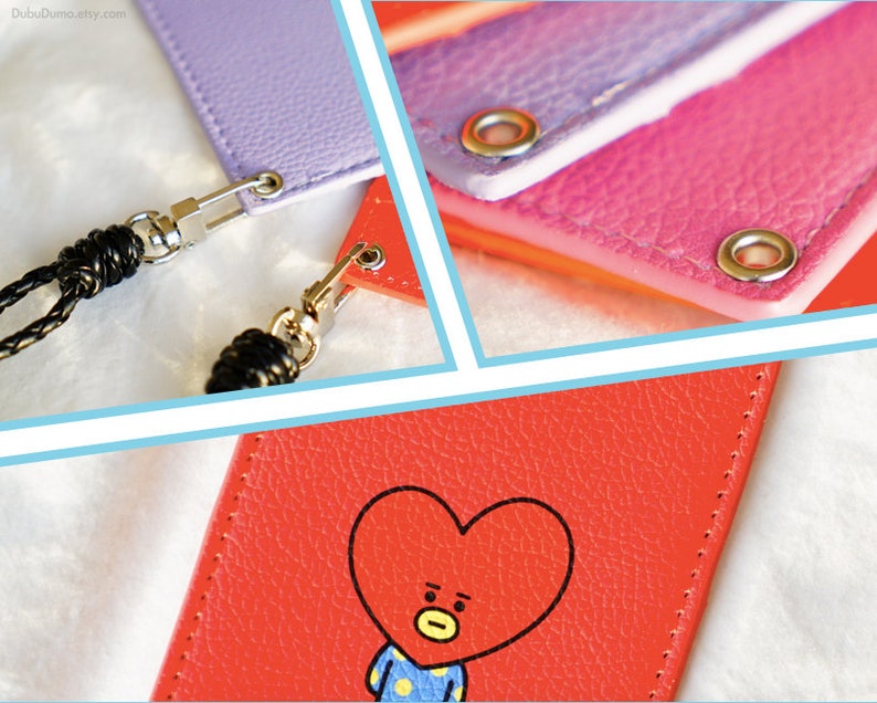 BT21 Card Holder / ID Badge Holder / Transportation Card / Etsy