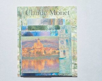 Claude Monet Sticker Pack _ 20sheets / Sticker Set / Scrapbooking / Decorative Stickers / Journal School Sticker / dubudumo