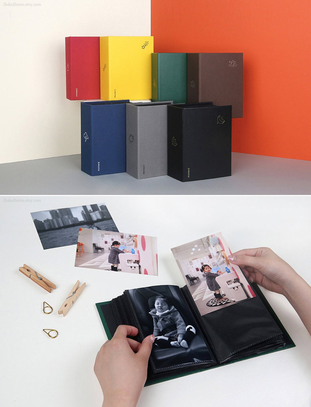 4x6 Photo Album 100 Pockets 10colors / Photo Book / Vertical Photo