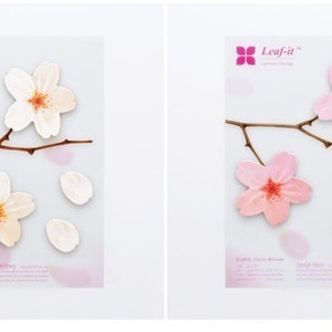 Sticky Notes [Cherry Blossom] / Flower Notepads / Personalized Notepad / Memo pad / Sticky note / Stationery / Scrapbooking