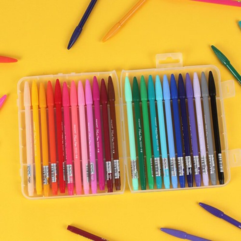 Marker Set 24colors / Colorful Magic Marker / Stationery / Etsy