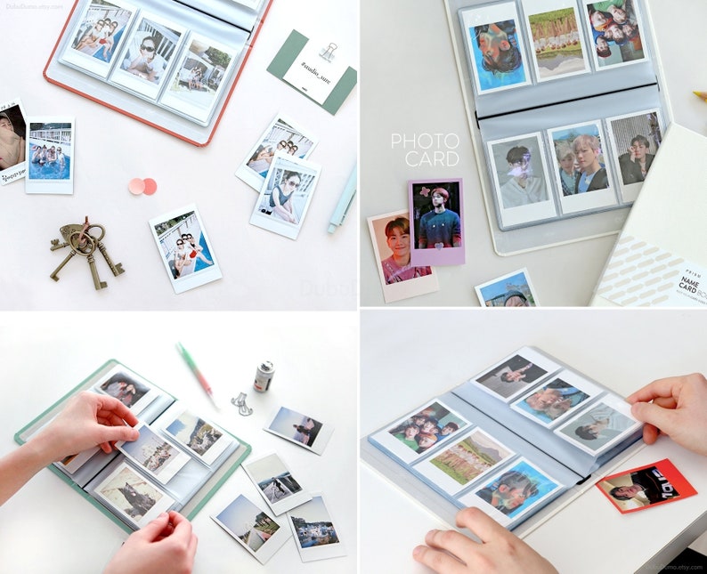 Instax Mini Album PRISM 108 / Business Card Book / Photo Album / Photo Album / Photo Book / Photo Frame, Holder / Scrapbooking image 7