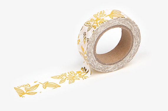 Bamboo:gold Washi Tape / Masking Tape / Scrapbooking / Decoration / Planner  Stickers / Planner Tape / Journal / Craft Supplies / DIY 