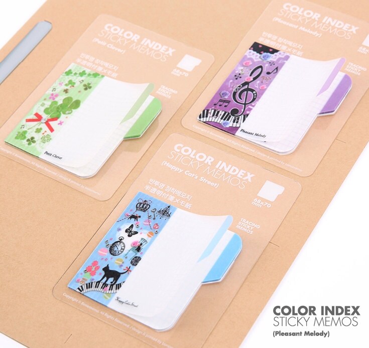 Tracing Paper Index Sticky Note / Personalized Notepad / | Etsy