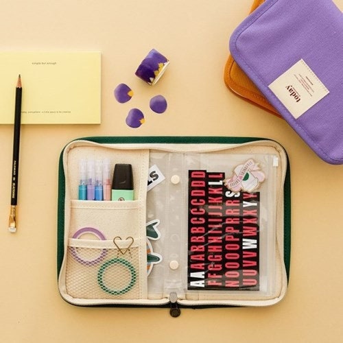 Pocket Pencil Case 6colors / Pen Case / Pencil Pouch / Pen Pouch / Zipper  Pouch / Makeup Pouch, Bag / School Supplies / Dubudumo -  Sweden