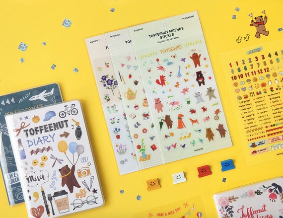 Kawaii Stickers for Journaling Decorative Scrapbooking Supplies