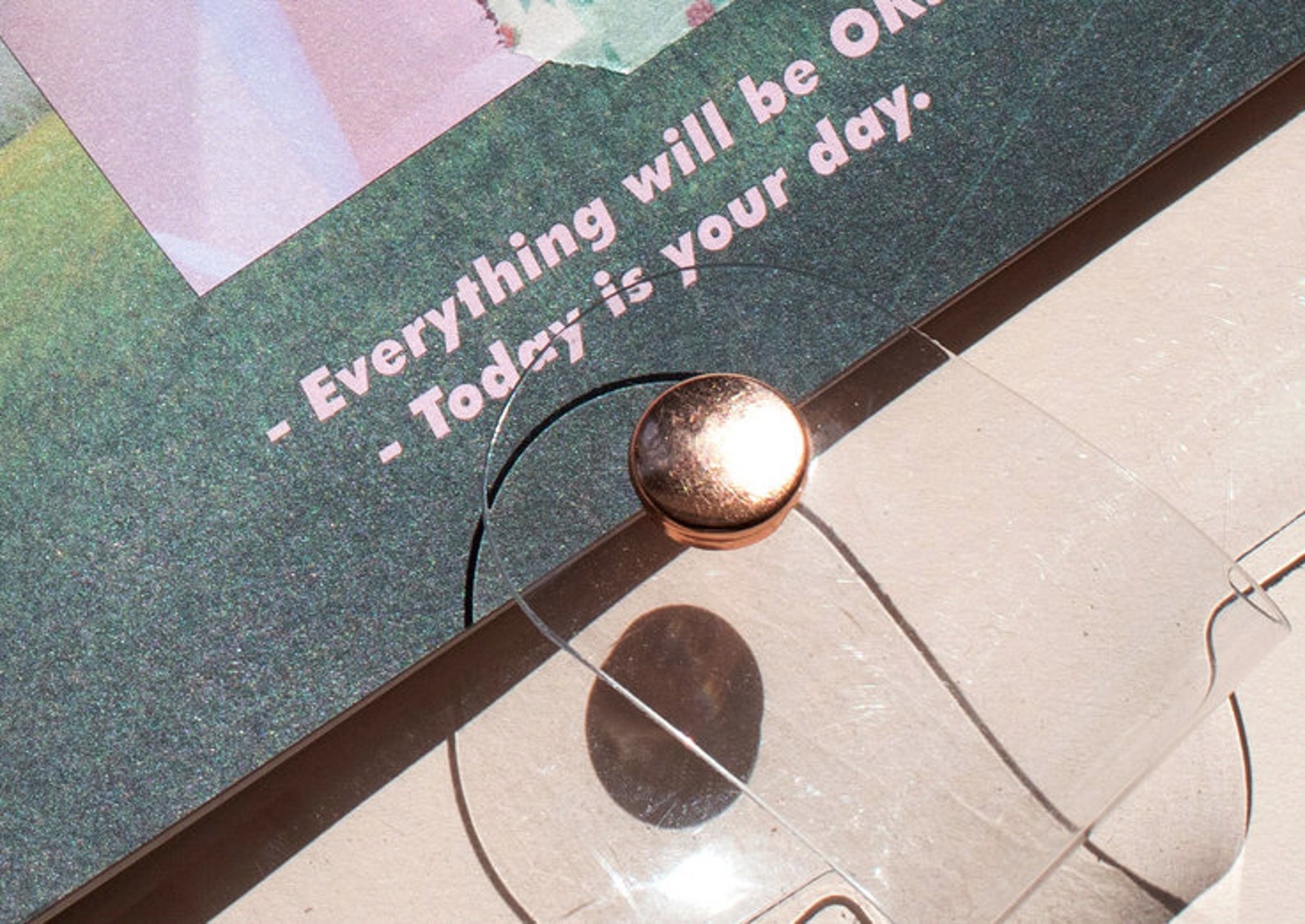 Archive 6 Ring Cover v.Clear / Rose Gold 6 Ring Cover / Diary Etsy