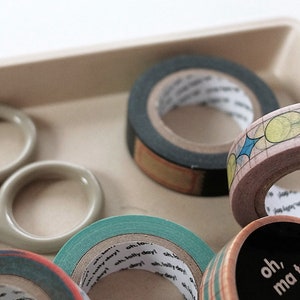 Masking Tape 12mm _ DARK / Daily Masking Tape / Scrapbooking / Decoration / Planner Stickers / Journal / School Supplies DIY dubudumo image 10